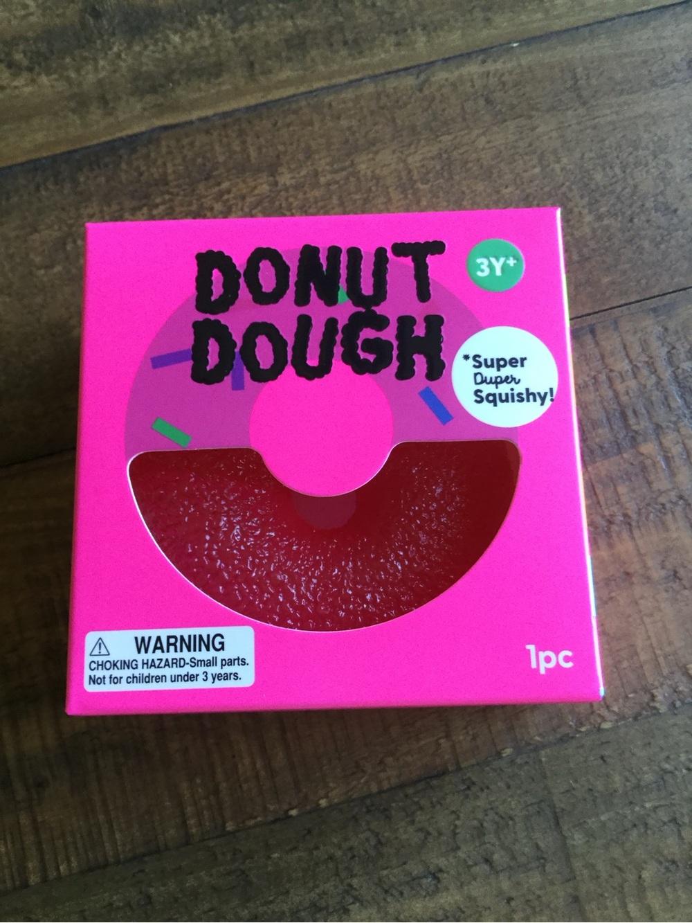 Donut Dough Squishy Toy - Pink